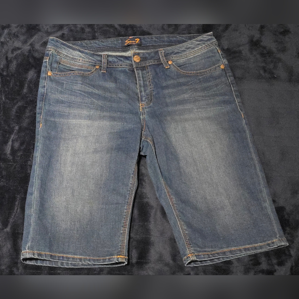 7 For All Mankind Womens Denim Shorts